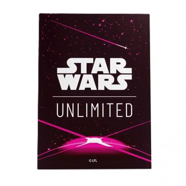 Obaly na karty Star Wars: Unlimited - Card Back Magenta - 60 ks