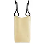 Taštička přes rameno s kapsou FIXED Verona s černou šňůrkou pro mobilní telefony do 7", světle žlutá