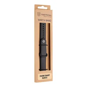 Tactical 846 silikonový řemínek Quick Release pro Xiaomi Smart Band 8/9/10, černá
