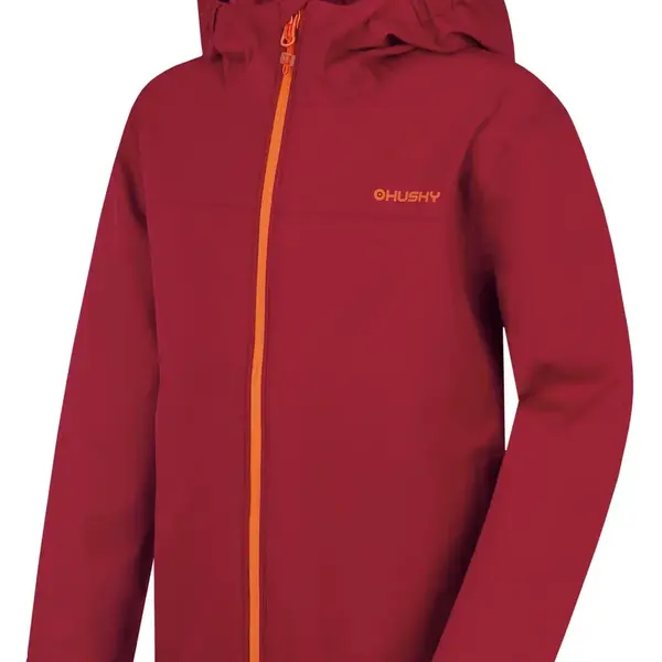 Husky Zunat K 134-140, magenta Dětská outdoorová bunda