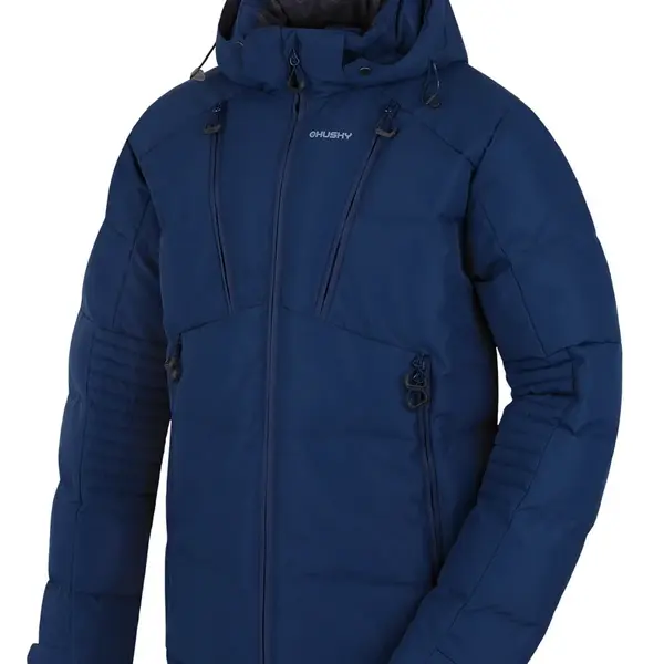 Husky Norel M L, dark blue Pánská plněná zimní bunda