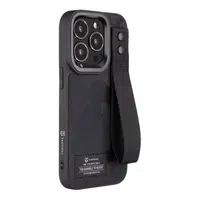 Zadní kryt Tactical Camo Troop Drag Strap pro Apple iPhone 14 Pro, černá