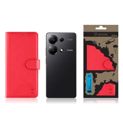Flipové pouzdro Tactical Field Notes pro Vivo V23 5G, červená