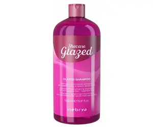Rozjasňující a hydratační šampon pro vlasy bez lesku Inebrya Shecare Glazed Shampoo - 1000 ml + dárek zdarma