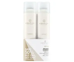 Sada fixačního spreje proti krepatění vlasů Paul Mitchell Awapuhi Wild Ginger Style Anti-Frizz Hairspray - 307 ml - 1+1 zdarma + dárek zdarma