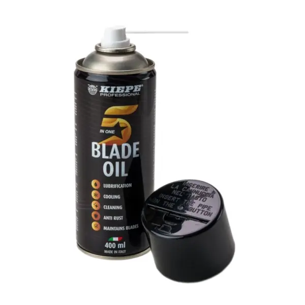Multifunkční sprej na střihací hlavice Kiepe Professional 5in1 Blade Oil - 400 ml + dárek zdarma