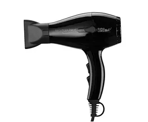 Profesionální fén na vlasy Eurostil Professional Mediterráneo - 2000 W, černý (07875) + dárek zdarma