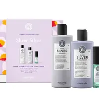 Dárková sada pro neutralizaci žlutých tónů Maria Nila Sheer Silver + dárek zdarma