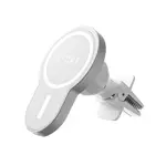 Držák s bezdrátovým nabíjením FIXED MagClick s podporou uchycení MagSafe, 15W, bílý