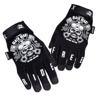 Moto rukavice W-TEC Black Heart Piston Skull černá 4XL