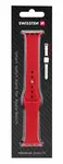 Silikonový řemínek Swissten pro Apple Watch 38-40mm, červená