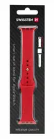 Silikonový řemínek Swissten pro Apple Watch 38-40mm, červená