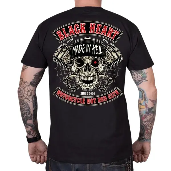 Triko BLACK HEART Rascal černá 3XL
