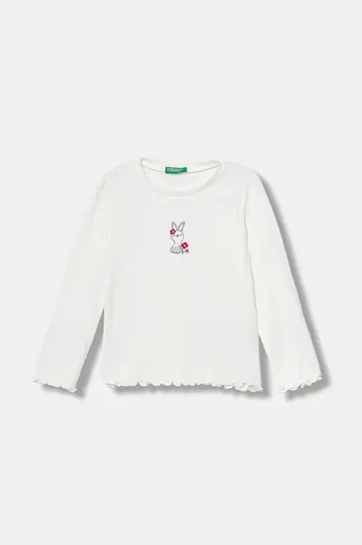 Detské tričko s dlhým rukávom United Colors of Benetton