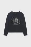 Detská bavlnená košeľa s dlhým rukávom Mayoral