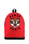 Ruksak Kenzo Kids červená farba, veľký, s potlačou, K61221