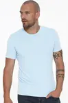 T8569 DEWBERRY BIKE COLLAR MEN'S T-SHIRT-DARK BLUE