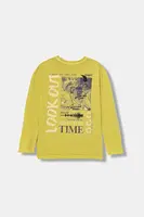 Detská bavlnená košeľa s dlhým rukávom United Colors of Benetton