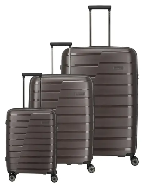 Sada cestovných kufrov Travelite Air Base S,M,L Coffee
