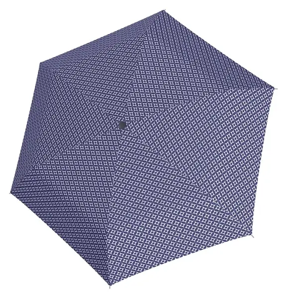 Skladací dáždnik Doppler Carbonsteel Mini Slim Minimals Blue