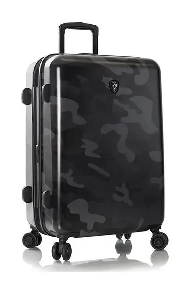 Stredný kufor na kolieskach Heys Black Camo M