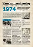 Narodeninové noviny 1974 s vlastným textom a fotografiou, S fotografiou a textom