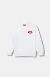 Detská bavlnená mikina Diesel SPATCH OVER SWEAT-SHIRT