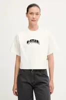 Bavlnené tričko G-Star Felt logo boxy