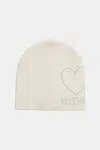 Vlnená čiapka Moschino béžová farba, M3332 65451
