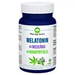 PHARMA ACTIV Melatonin + meduňka + konopný olej 60 tobolek