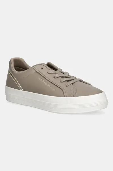 Tommy Hilfiger Kožené tenisky Tommy Hilfiger VULC FOXING SNEAKER