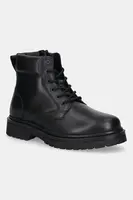 Kožené zimné topánky Tommy Jeans TJM LACE UP BOOT