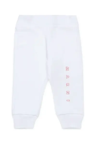 Marni Detské bavlnené tepláky Marni MP192B TROUSERS