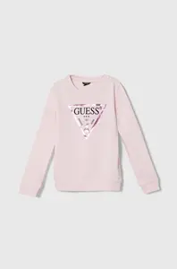 Detská bavlnená mikina Guess