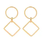 Pozlátené náušnice Lilou California