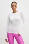 Tréningové tričko s dlhým rukávom Under Armour HG Authentics Compression biela farba, 1365459