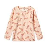 Detské tričko s dlhým rukávom na kúpanie Liewood Noah Printed Longsleeve Swim Tee