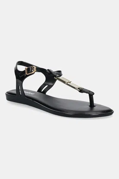 Sandále Melissa MELISSA SOLAR M CHIC AD dámske, čierna farba, M 35907 BB105