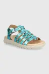 Geox Detské kožené sandále Geox SANDAL SOLEIMA