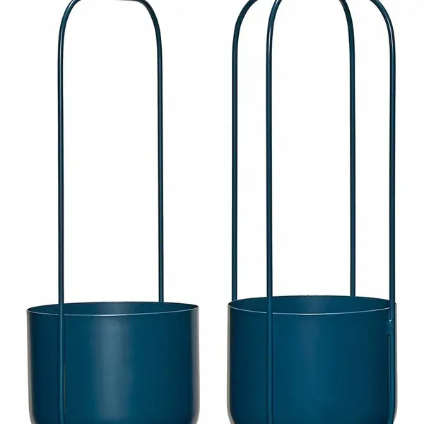 Závesný kvetináč Hübsch Lotus 16 x 44 cm 2-pak