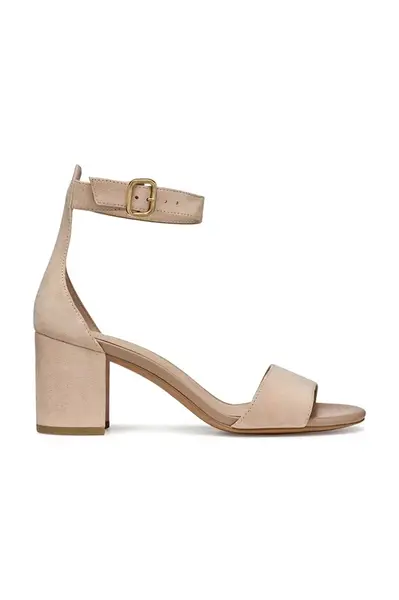 Semišové sandále Geox D VIRNILISA 65 S