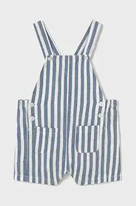 Nohavice na traky pre bábätká s prímesou ľanu Mayoral