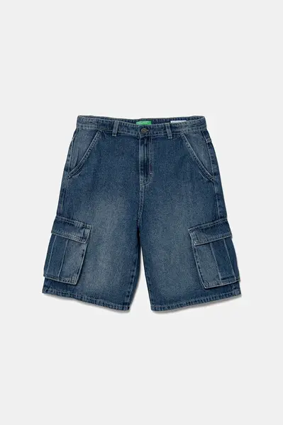 Detské rifľové krátke nohavice United Colors of Benetton