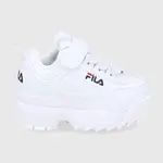 Detské topánky Fila biela farba
