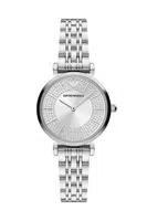 Hodinky Emporio Armani dámske, strieborná farba
