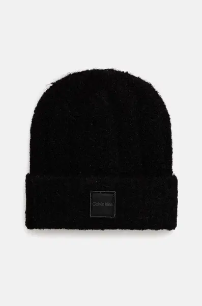 Čiapka s prímesou vlny Calvin Klein