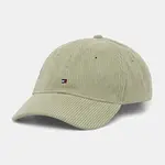 Manšestrová kšiltovka Tommy Hilfiger zelená barva, AM0AM13583