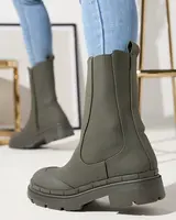 Resti Women's insulated dark green high boots Jori - Footwear