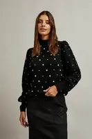 Marisse Women's Sweater Z-Sw-4528 Black