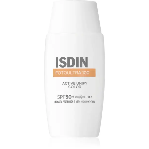 ISDIN FotoUltra 100 Active Unify Color Depigmentant SPF50+ ochranný tónovaný fluid na obličej 50 ml